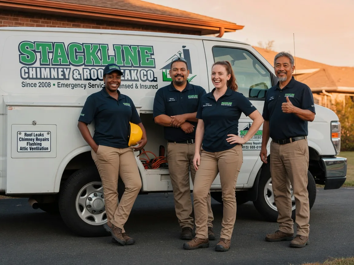 Chimney flashing repair company in Bell City, LA